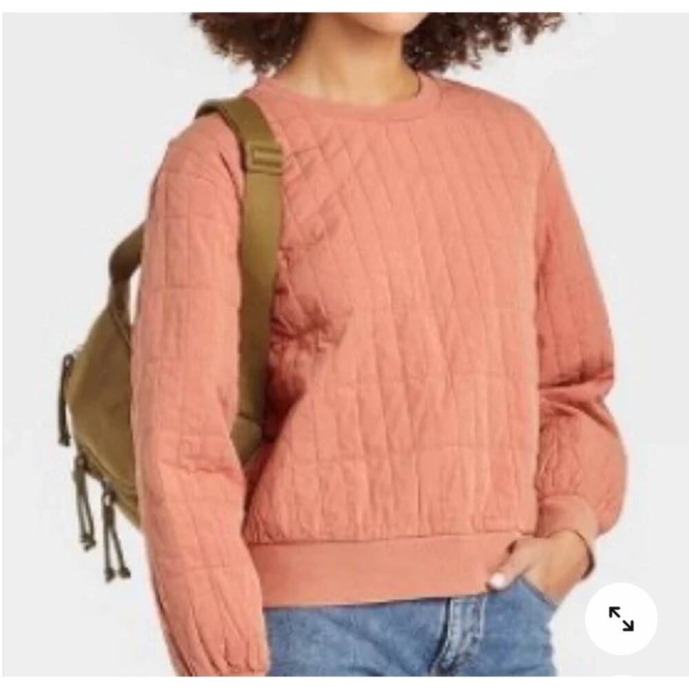 Universal Thread Quilted Pullover Sweatshirt - image 8